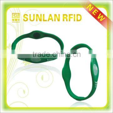 Anti-collision Waterproof UHF RFID Silicon Wristbands / Wrist Band