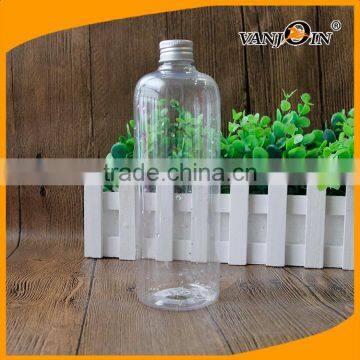 Large 16 Ounce Amber PET Plastic Boston Round Bottles photo-2