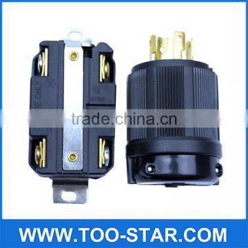 GENERATOR RV AC PLUG & SOCKET L14-30 30 AMP 120V 220V MALE & FEMALE RECEPTACLE photo-2