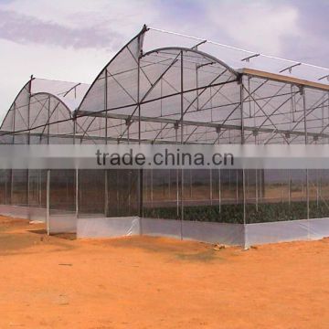 Factory Price Galvanized steel frame agricultural plastic green house