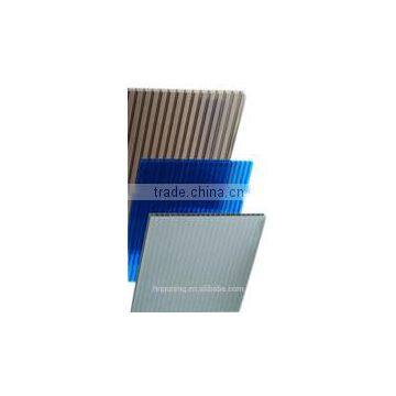 Transparent PC Polycarbonate Plastic Hollow Roofing Sheets Ten Years Quality photo-3
