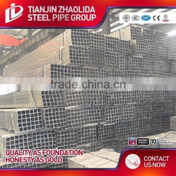 Cold Rolled Think Wall Hot Dipped Galvanized Square Hollow Section Made in Tianjin China