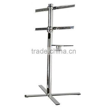 LCD LED TV Stand With Universal Mounting System Stainless Steel TV Stand