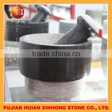 Natural Granite Stone Garlic Mortar Press for Kitchen Appliances photo-6