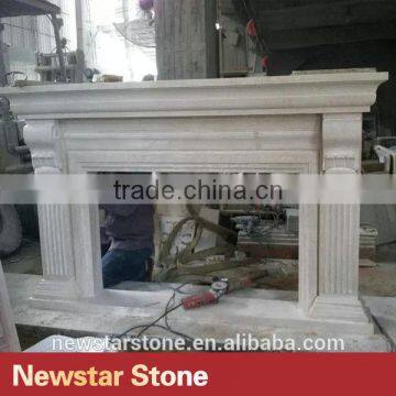 Newstar Indoor carved marble fireplace