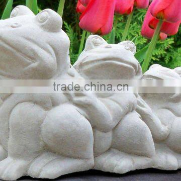 Concrete Frogs Garden Statue Sculpture Decor Art Figure