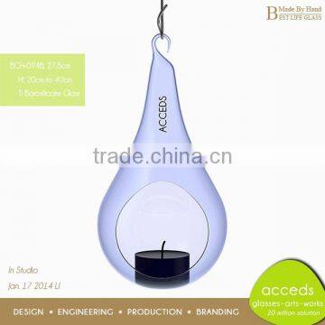 Hot Selling OEM/ODM Borosilicate Clear Glass Candle Holder photo-2