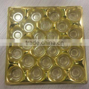 Chocolate blister tray candy insert tray thermoformed blister packing Food Grade Thermoformed Plastic Trays