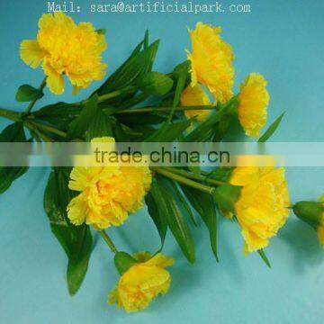 Artificial Carnations Flowers Plastic photo-5