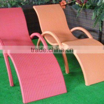 Ding Dong Feng Garden Plastic Sun Lounger Rattan Lounge Furniture photo-4
