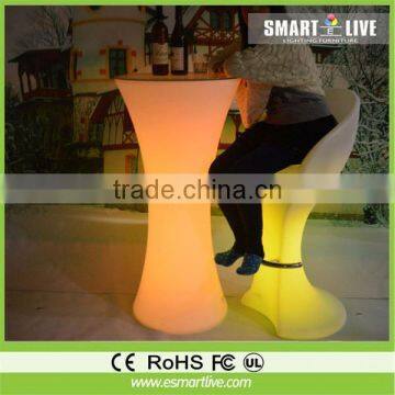 shanghai commercial furniture nightclub commercial acrylic LED bar cocktail table