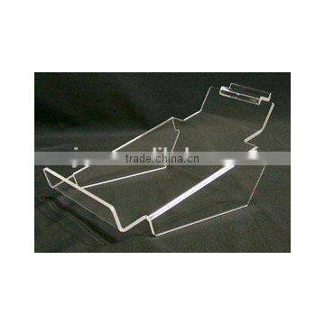 SDPS02 Flat Acrylic Slatwall Shoe Shelf photo-2