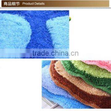 59*39CM Bathroom Door Carpet Shaggy Soft Area Rug Bedroom Oval Floor Mat photo-4