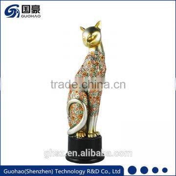 Wholesale Cat sculpture bronze lucky cat statue