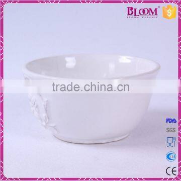 Wholesale White Glazed Cheap Ceramic Bowl photo-3