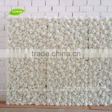 GNW 10ft Wedding Decoration Backdrop Wall White Fake Flowers Wall