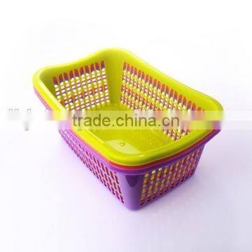 Promotional Plastic Large Size Kitchen Basket Fruit Vegetable Sieve Storage Basket Dropping Water photo-2