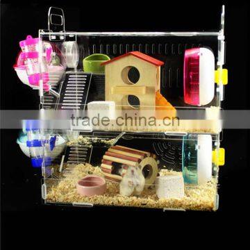 Acrylic Hamster Pet Cage for Small Animals photo-6