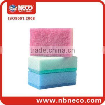 kitchen sponge pad with scrubber dish sponge