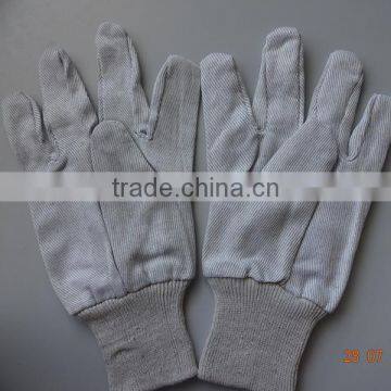 Drill cotton hand job gloves