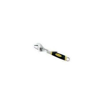 adjiustable wrench with rubber plastic coated handle
