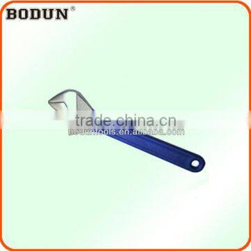 D2013 One-color plastic handle adjustable wrench/spanner