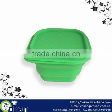 New Design Foldable Silicone Food Container CK-SL032