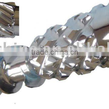 Extruder screw design for machine