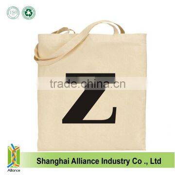 Wholesale natural cotton shopping bag/cotton road bag/organic cotton tote bag