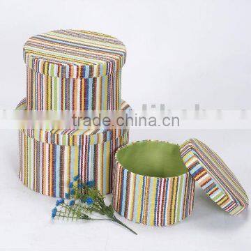 Storage basket with Paper fabric is colorful (newly style)