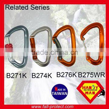 23KN High-Quailty D Type Mountain Climbing Carabiner Made in Taiwan photo-4