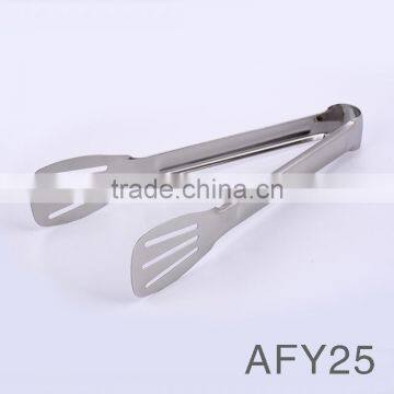 AFY25 High Quality 9 Inches Kitchen Utensils Stainless Steel Food Tong photo-3