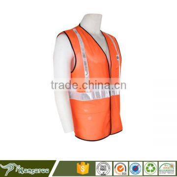 Polyester Fabric For Safety Vest With Reflective Tape photo-6