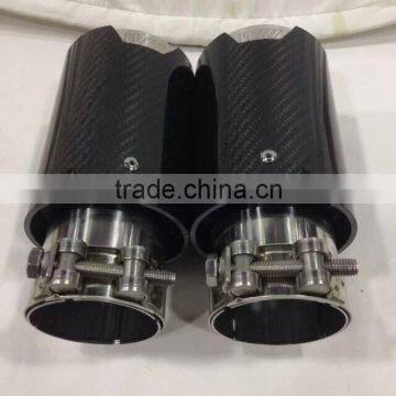 New Style Car Universal Carbon Fiber Exhaust Muffler Tip photo-4