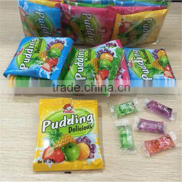 Delicious Fruit Flavors Pudding Mini Jelly Candy