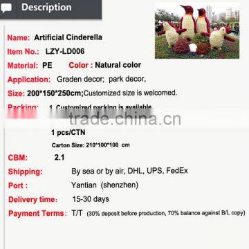 OEM Artificial Boxwood Topiary Landscape Grass Animal for Garden Decoration photo-2