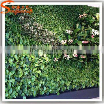 Factory Price Artificial Plants Wall Plastic Artificial Green Wall Customized Artificial Grass Wall photo-2