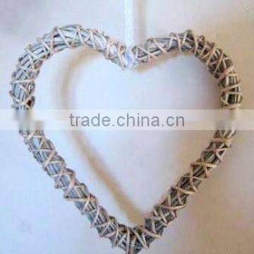 decorative wicker heart