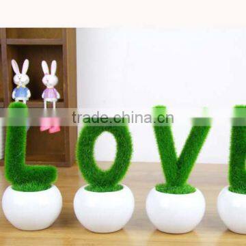 valentine day gifts birthday present flocking lovely tree artifical flowers for sweetheart