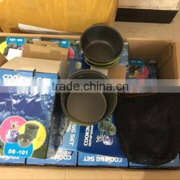 UCHOME High Quality Aluminum Camping Hiking Picnic Cookware Outdoor Cooking Set for Sale photo-5