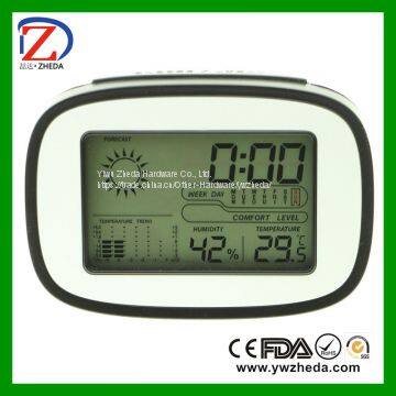 multi-functional big LCD display digital hygrometer thermometer
