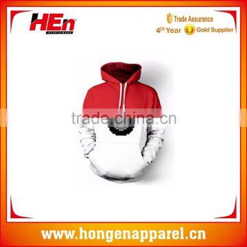 Hongen apparel Top Sale New Coming Sublimation Print Hoodie