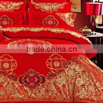Textile Wedding Red Linens, Bedding Wedding Satin Sheets photo-4