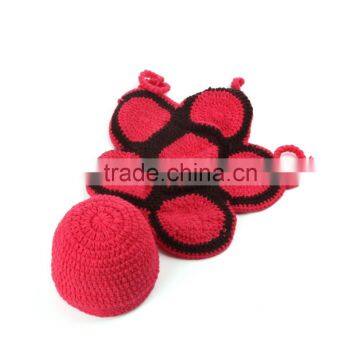 Cute Newborn Photography Props/crochet Baby Outfit/hand Made Knitted Pattern Baby Costume photo-3