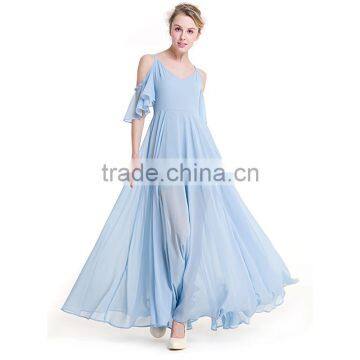 Maxnegio Full Sexy Cold Shoulder 2016 Long Maxi Casual Maxi Evening Dress photo-2