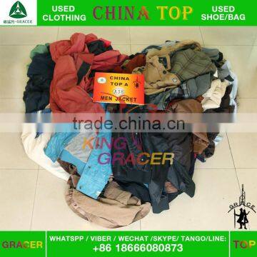 fasion style cheap mix used jacket from china