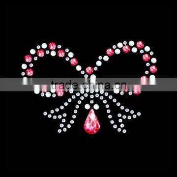 Korean Hot Fix Rhinestone Transfer Motifs Rhinestone Bow Ties photo-3