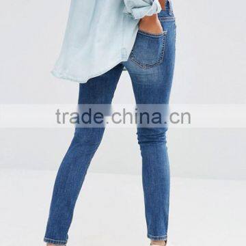 Women New Model Jeans Pent Style Jeans Manufacturers China photo-2