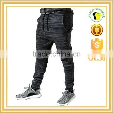 active skinny jogger pants men gym stripe trousers joggers