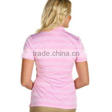 Lady Yarn Dyed Striped Wholesale Dhl Polo Shirt photo-3